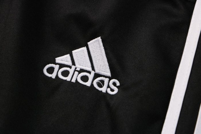 Man Utd 21-22 High Neck Black (White Trim) Long Zipper Jacket - 图片 8
