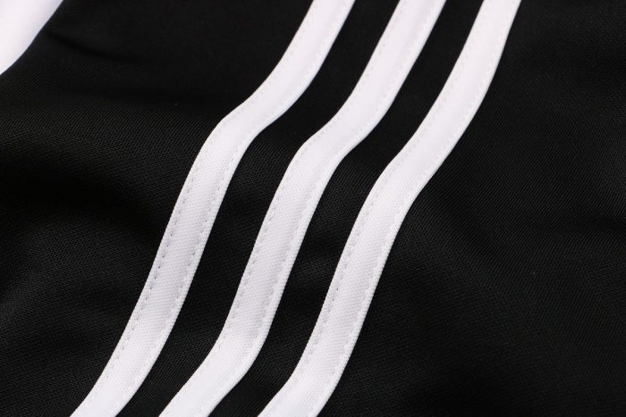 Man Utd 21/22 High Neck Long Sleeve Training Top White with Black Sleeves - 图片 3