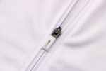 Man Utd 21/22 High Neck Long Sleeve Training Top White with Black Sleeves - 图片 6