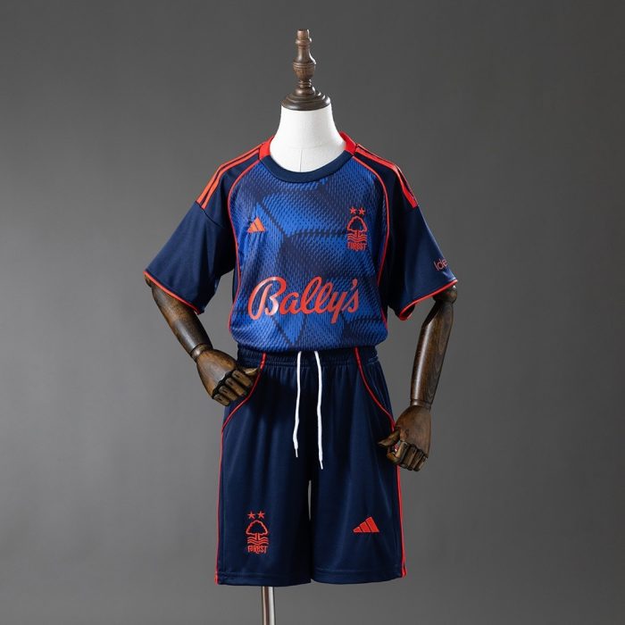 Nottingham Forest 25/26 Third Away Kids Kit Jersey - 图片 3