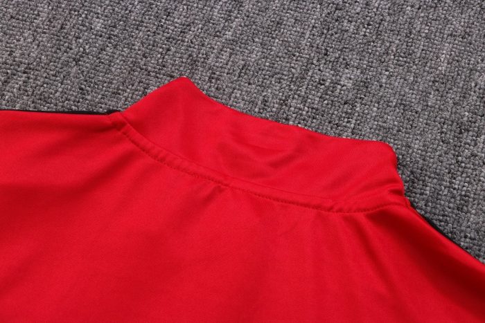 Man Utd 22-23 Red Half-Zip Jacket - 图片 3