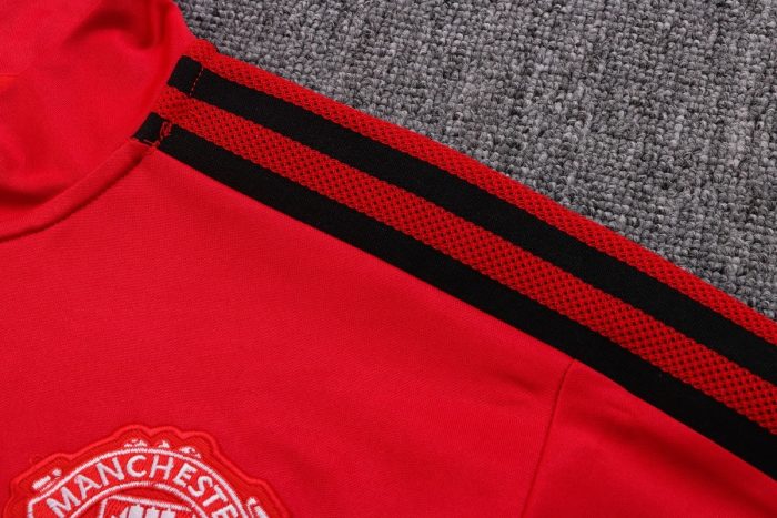 Man Utd 22-23 Red Half-Zip Jacket - 图片 5