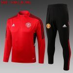 Man Utd 22-23 Red Half-Zip Jacket - 图片 8