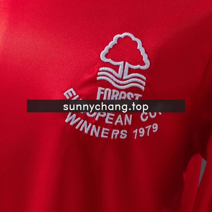 Nottingham Forest 1977-1980 Home Long-Sleeve Retro Jersey - 图片 6