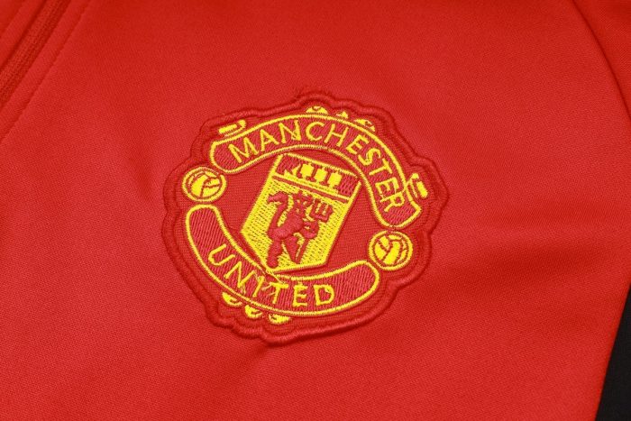 Manchester United 23-24 Red Half-Zip Jacket - 图片 6