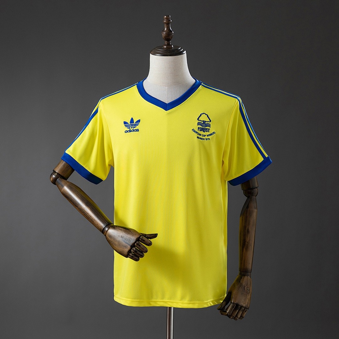 JER-3429_1 Nottingham Forest 1977-1980 Away Retro Jersey - 图片 1