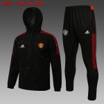 Manchester United 21-22 Black Windbreaker