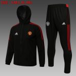 Manchester United 21-22 Black Windbreaker - 图片 2