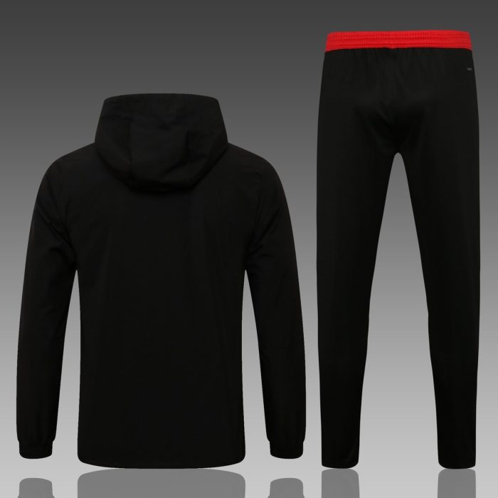 Manchester United 21-22 Black Windbreaker - 图片 3