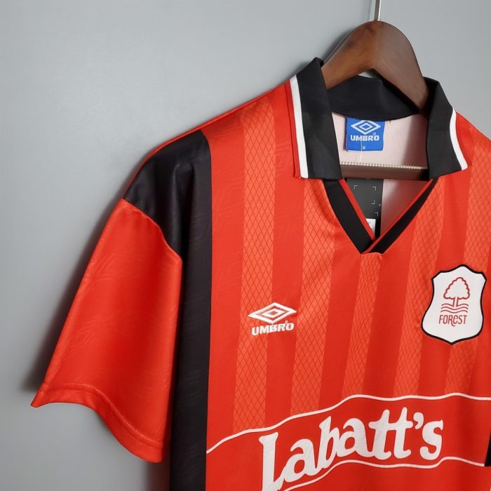 Nottingham Forest 1994/1995 Retro Red Jersey - 图片 4