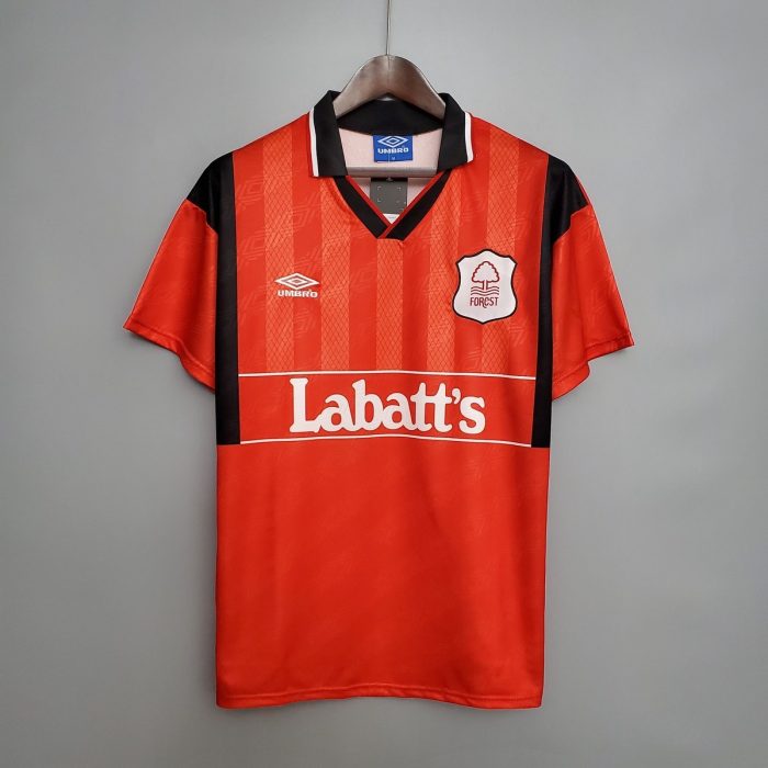 Nottingham Forest 1994/1995 Retro Red Jersey - 图片 8