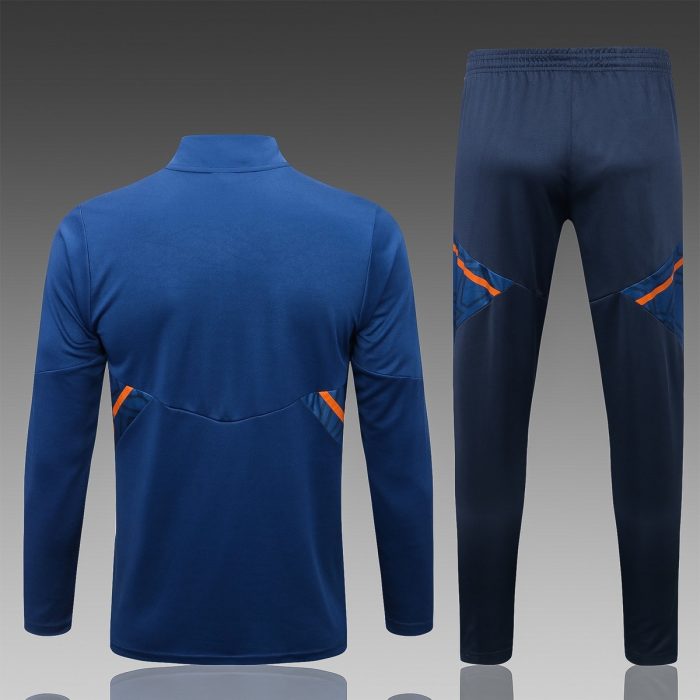 Man Utd 22/23 Indigo Half-Zip Jacket - 图片 8