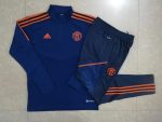 Man Utd 22/23 Indigo Half-Zip Jacket - 图片 9