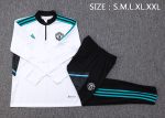 Man Utd 23-24 White Half-Zip Jacket - 图片 2