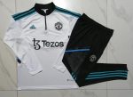 Man Utd 23-24 White Half-Zip Jacket - 图片 9