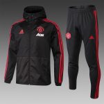 Man Utd 18-19 Black Windbreaker - 图片 8