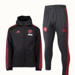 Man Utd 18-19 Black Windbreaker - 图片 9