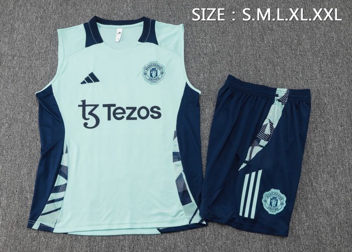 Manchester United 24/25 Vest Light Green - 图片 2