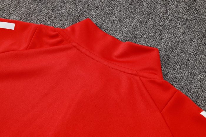 Manchester United 24/25 Red Long Zip Jacket - 图片 5