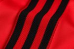 Man Utd 21-22 High Neck Red (Black Trim) Long Zipper Jacket - 图片 3