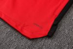 Man Utd 21-22 High Neck Red (Black Trim) Long Zipper Jacket - 图片 5
