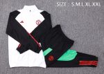 Man Utd 23-24 White Long Zip Jacket - 图片 2