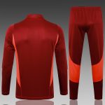 Man Utd 23-24 Half Zip Jacket Maroon - 图片 7