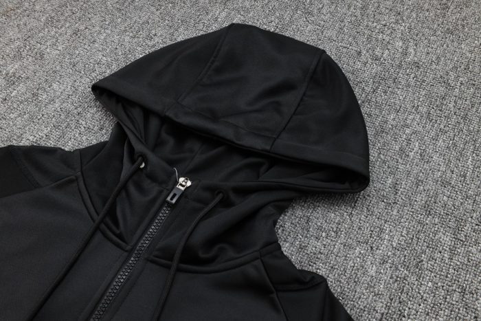 Man Utd 23-24 Half Zip Hoodie Black - 图片 7