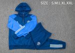 Man Utd 23-24 Half-Zip Hoodie Navy Blue - 图片 2