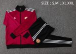 Manchester United 24/25 Long Zip Jacket Maroon - 图片 2