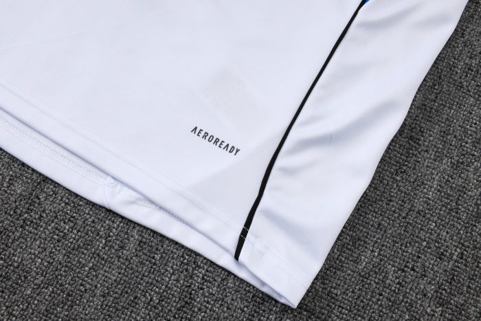 Manchester United White Half-Zip Jacket - 图片 4