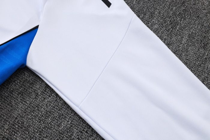 Manchester United White Half-Zip Jacket - 图片 5