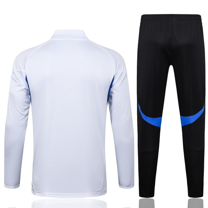 Manchester United White Half-Zip Jacket - 图片 7