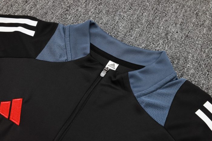 Manchester United 24/25 Black Half-Zip Jacket - 图片 7