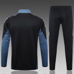 Manchester United 24-25 Black Long Zip Jacket - 图片 2