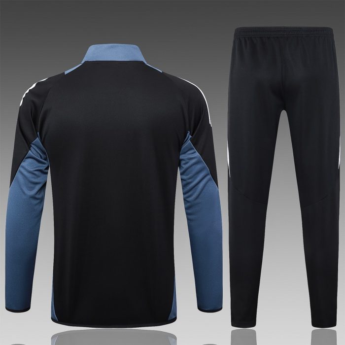 Manchester United 24-25 Black Long Zip Jacket - 图片 2