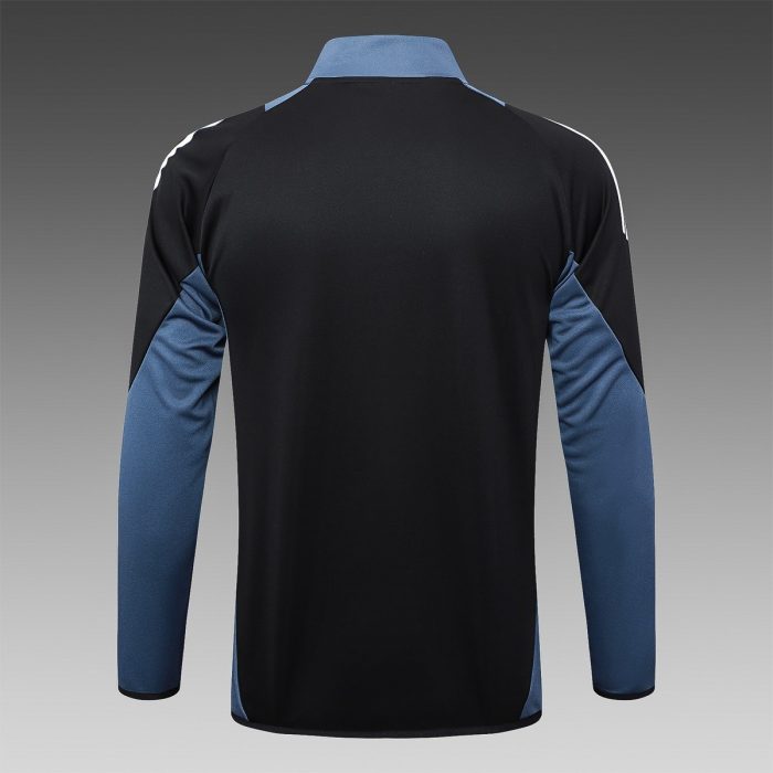 Manchester United 24-25 Black Long Zip Jacket - 图片 3