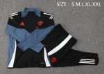 Manchester United 24-25 Black Long Zip Jacket - 图片 4