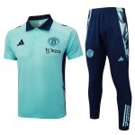 Manchester United 24/25 Polo Shirt Light Green - 图片 8