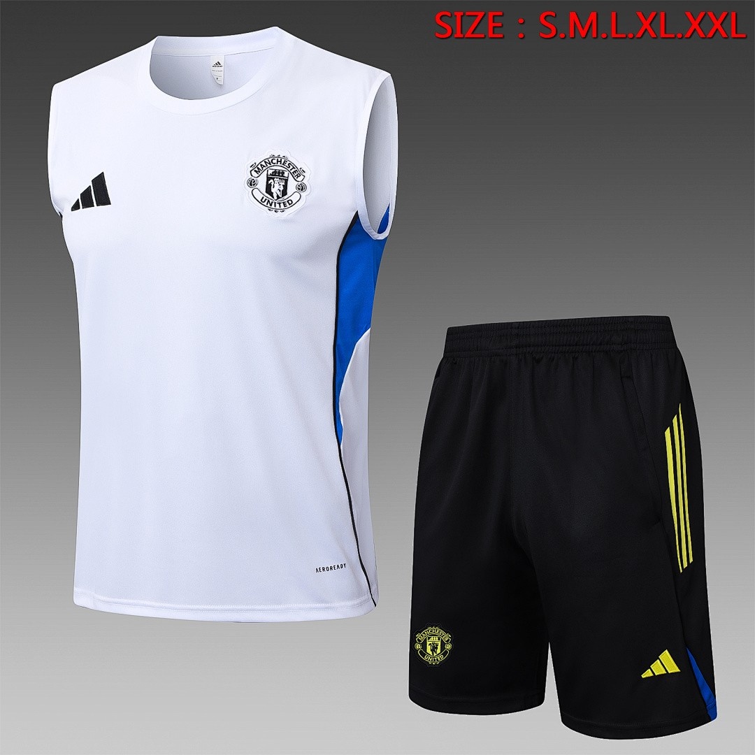 JER-3517_1 Manchester United 25/26 White Vest - 图片 1