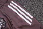 Manchester United 25/26 Half Zip Jacket Grey Purple - 图片 5