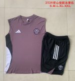 Manchester United 25/26 Vest Grey Purple - 图片 9