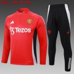 Manchester United 24-25 Red Half-Zip Jacket - 图片 8