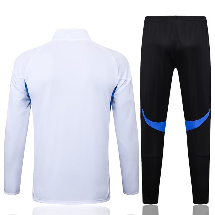 Manchester United White Long Zipper Jacket - 图片 7