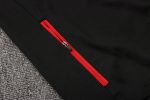 Manchester United Black (Red Trim) Long Zip Jacket - 图片 7
