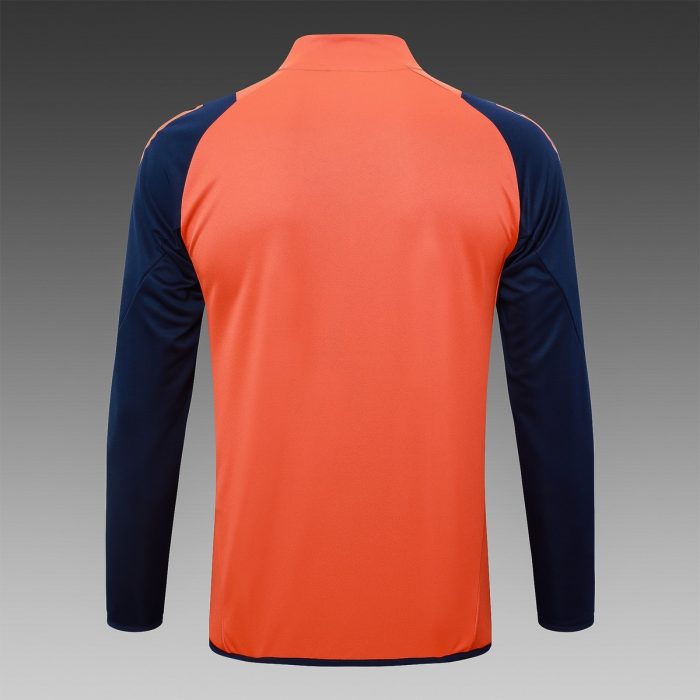 Manchester United 24/25 Orange Long Zip Jacket - 图片 8