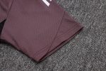Manchester United Grey Purple Short Sleeve Training Suit - 图片 5