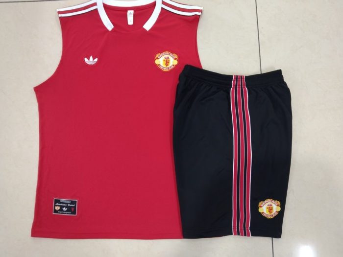 Manchester United Red Retro Vest - 图片 9