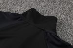 Manchester United 24/25 Black Long Zip Jacket with Red and White Sleeve Accents - 图片 7