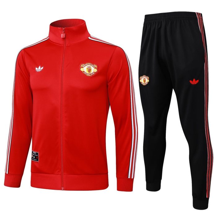 Manchester United Red Retro Jacket - 图片 8